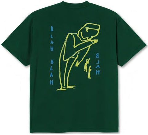 Polar Blah Blah Blah Tee Dark Green
