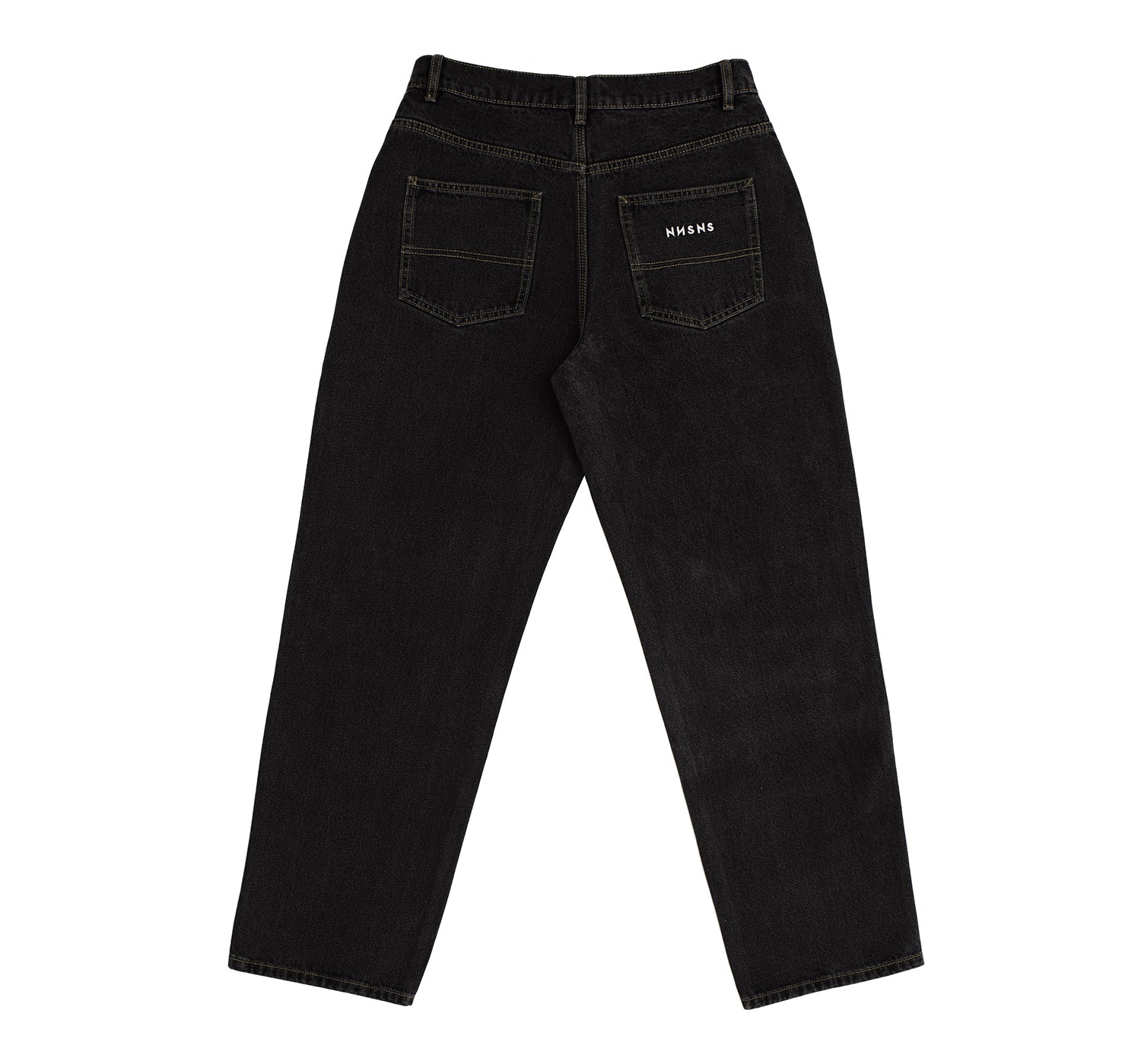 Nnsns Bigfoot Black Washed Denim Pant