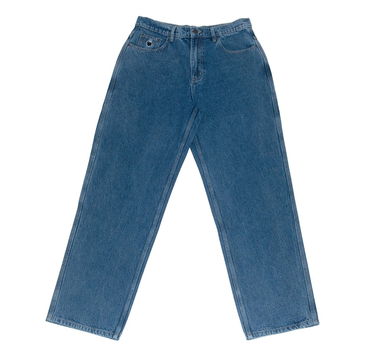 Nnsns Bigfoot Blue Washed Denim Pant