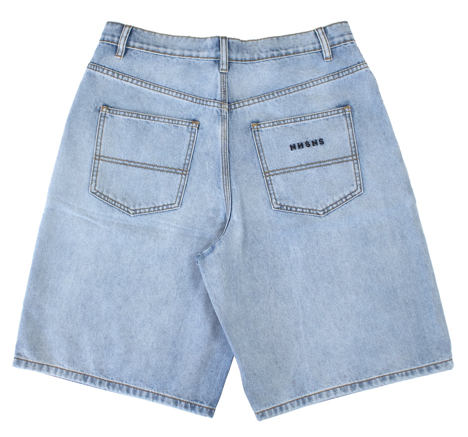 Nnsns Biggerfoot Short Light Stone Washed Denim