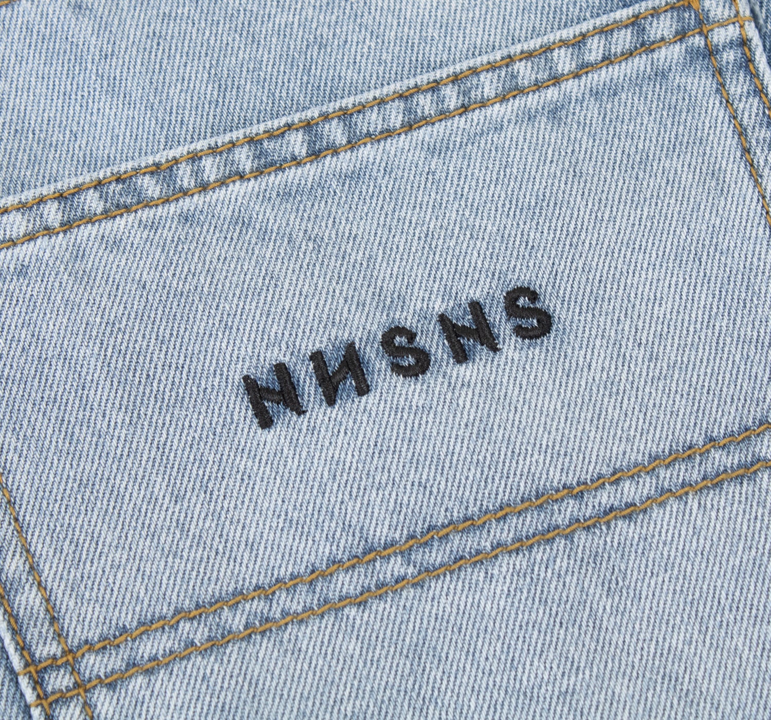 Nnsns Biggerfoot Short Light Stone Washed Denim