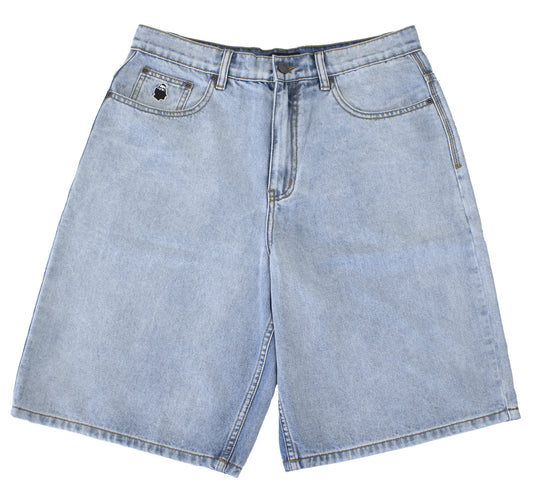 Nnsns Biggerfoot Short Light Stone Washed Denim