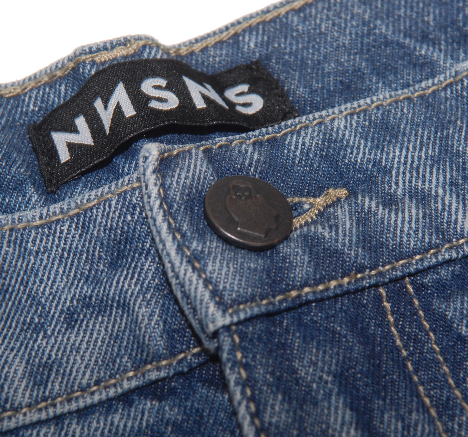 Nnsns Bigfoot Blue Washed Denim Pant