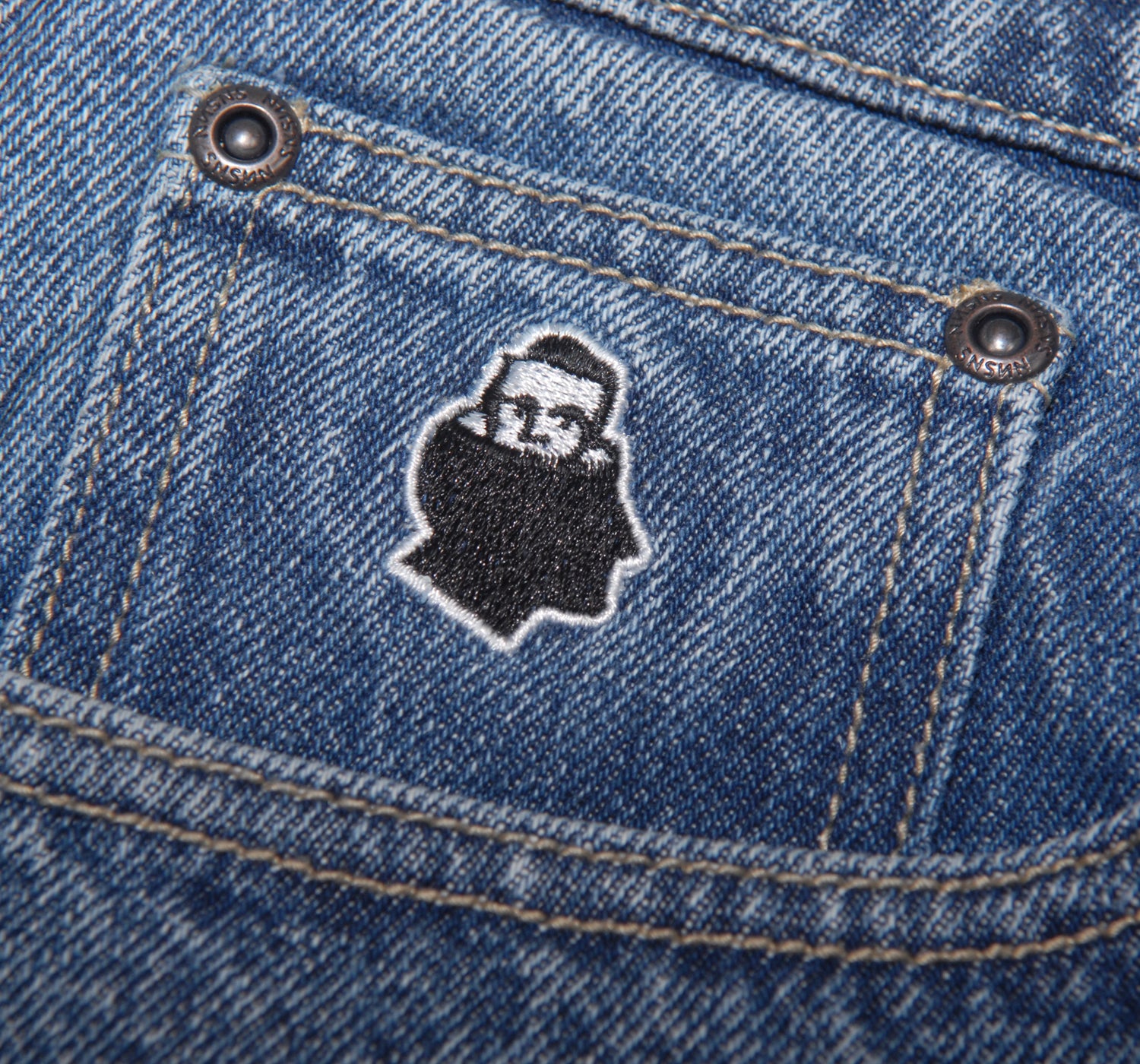 Nnsns Bigfoot Blue Washed Denim Pant