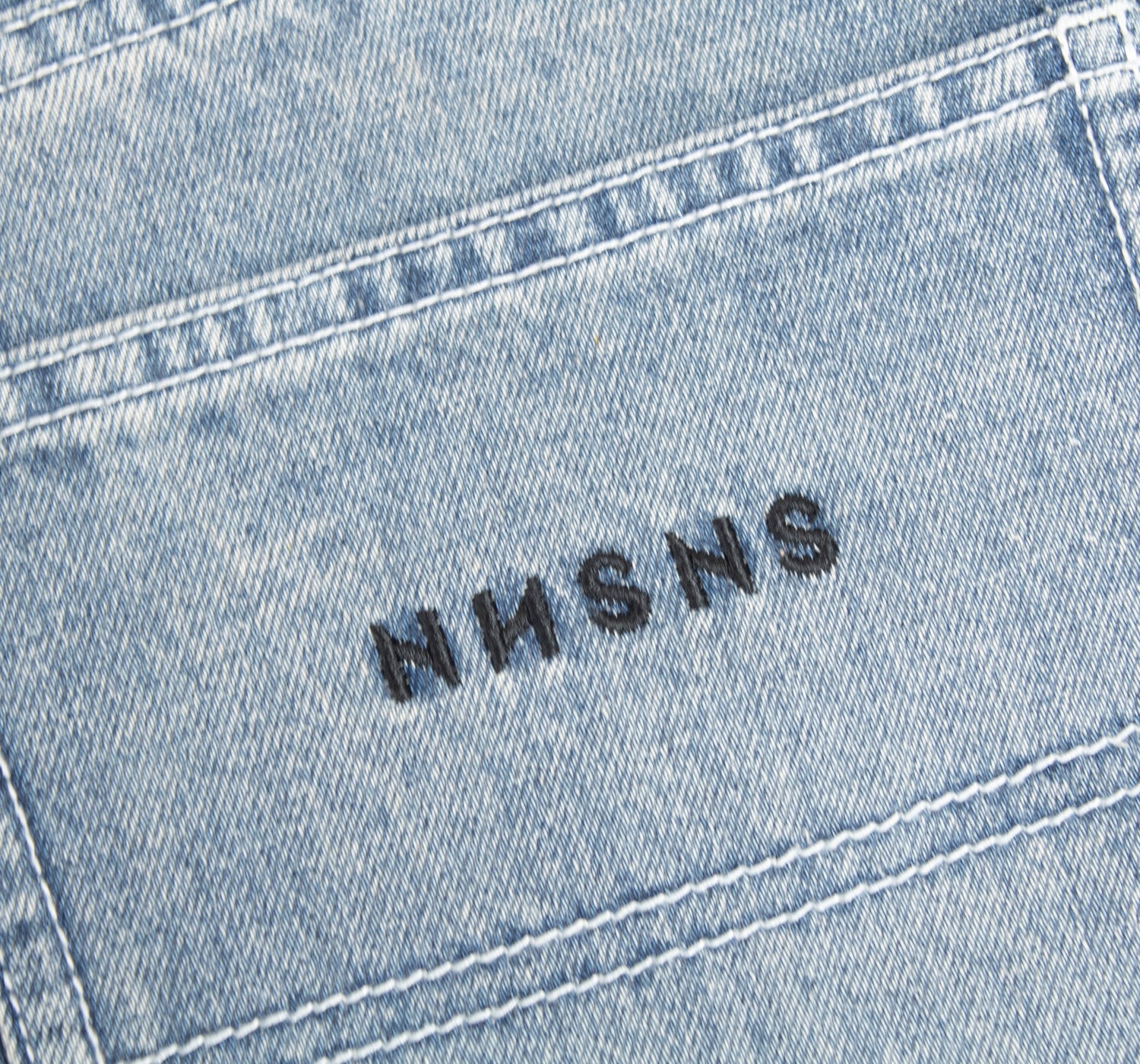 Nnsns Yeti Short Light Stone Washed Denim