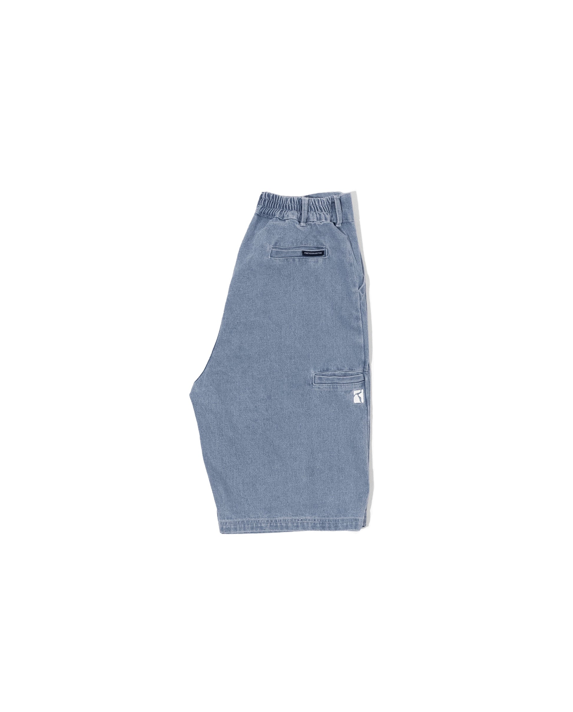 Poetic Painter Shorts Light Blue Denim