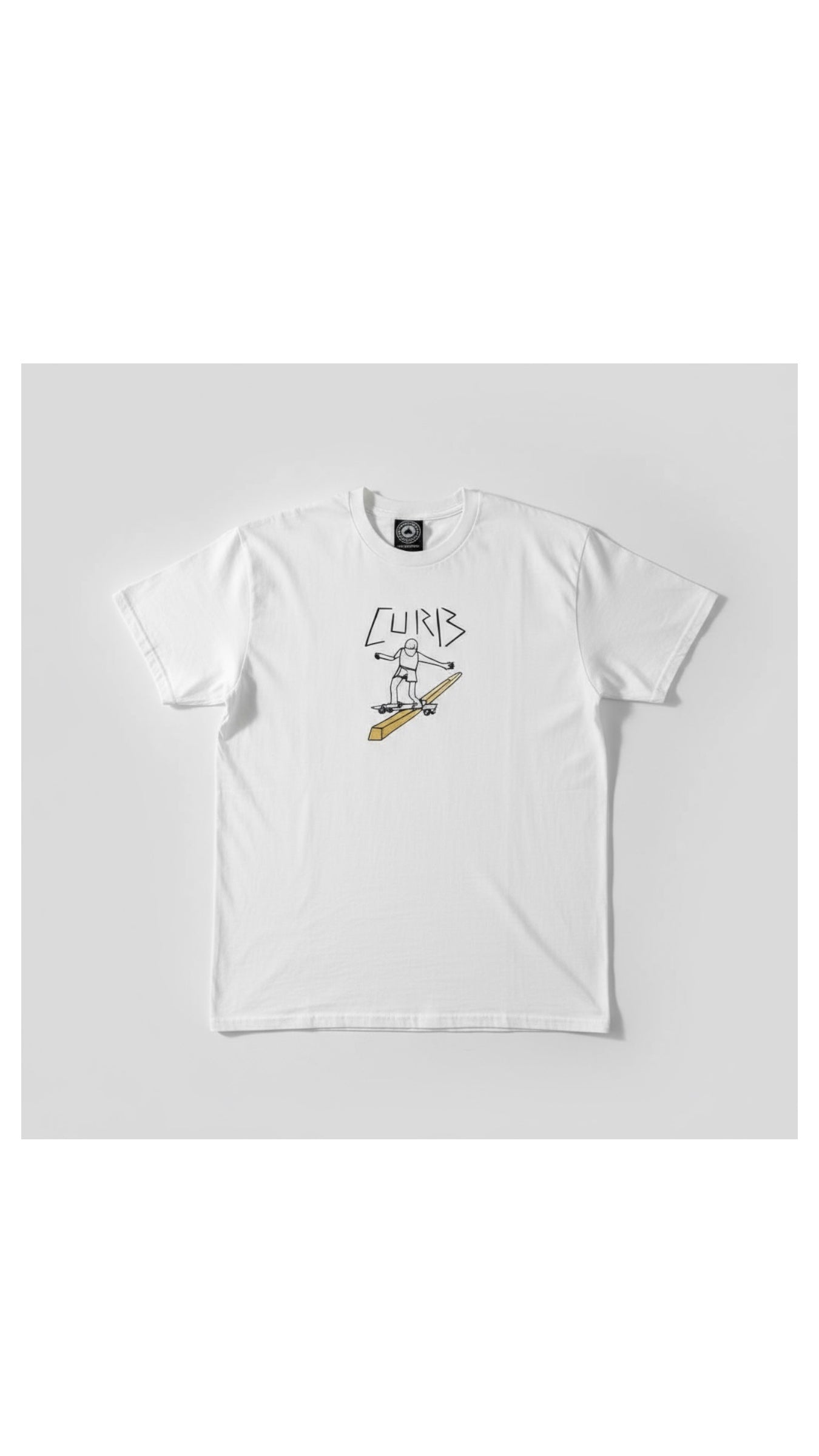 Thrasher x Curb Gonz Slappy White Tee