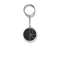 Polar Keychain Stroke logo (silver)