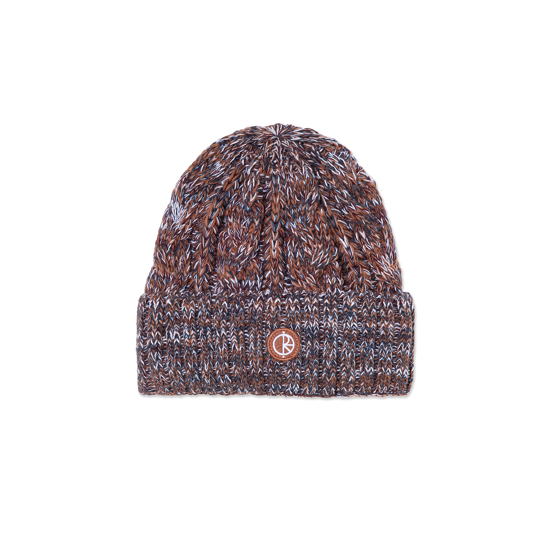 Polar Braid Beanie Rust