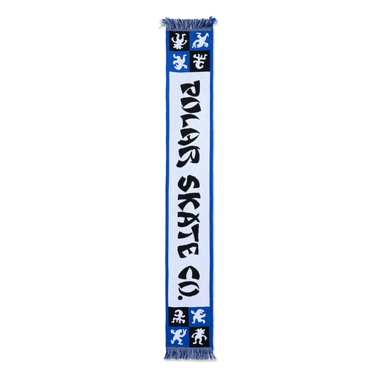 Polar Football Scarf 2025 Checkers Blue
