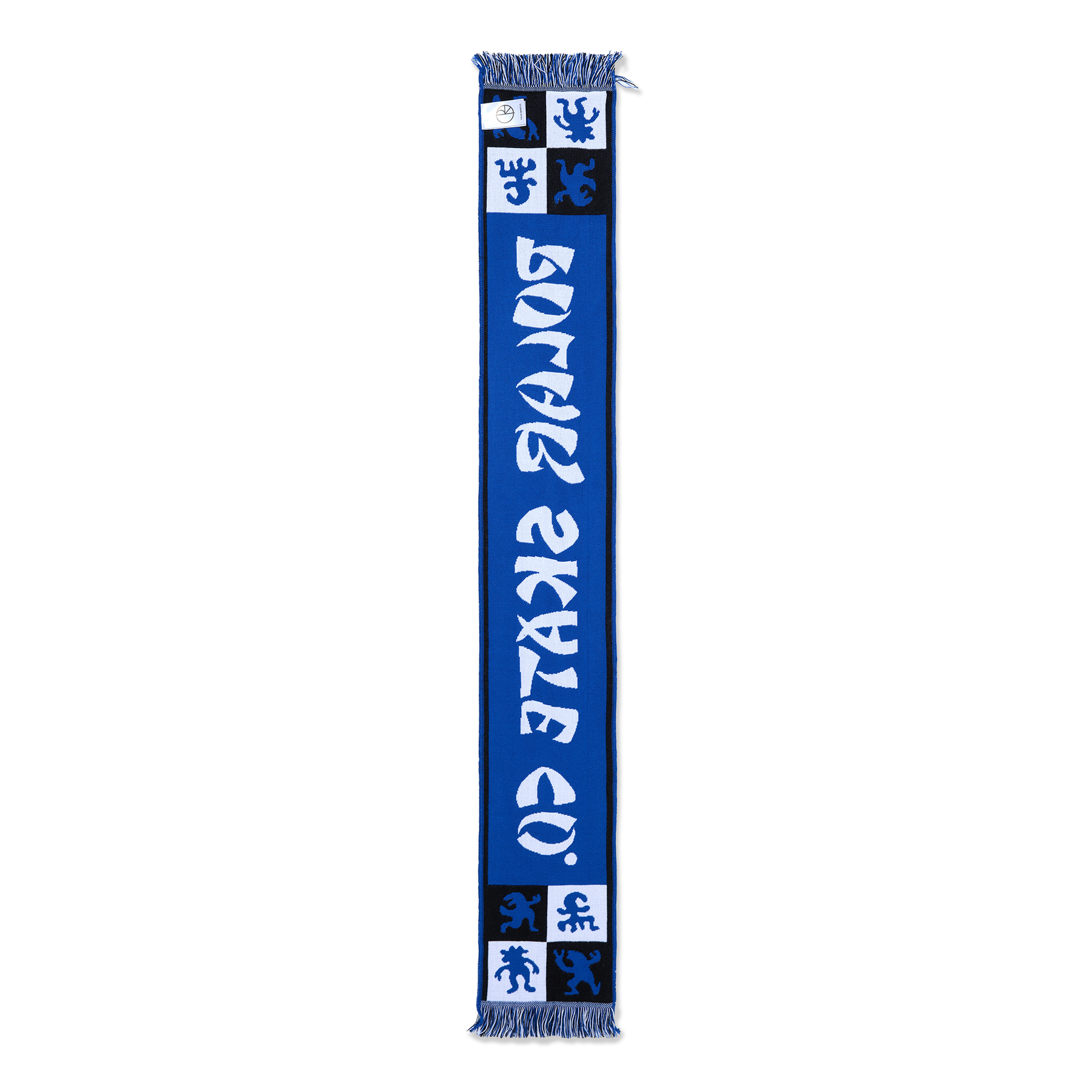 Polar Football Scarf 2025 Checkers Blue