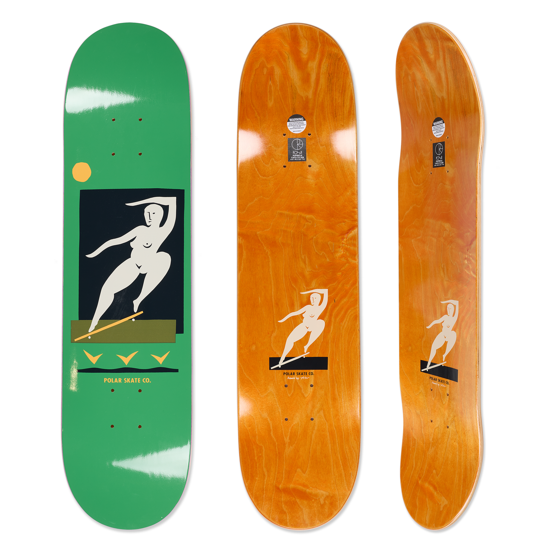 Polar Team BS Smith (Green) 8.25