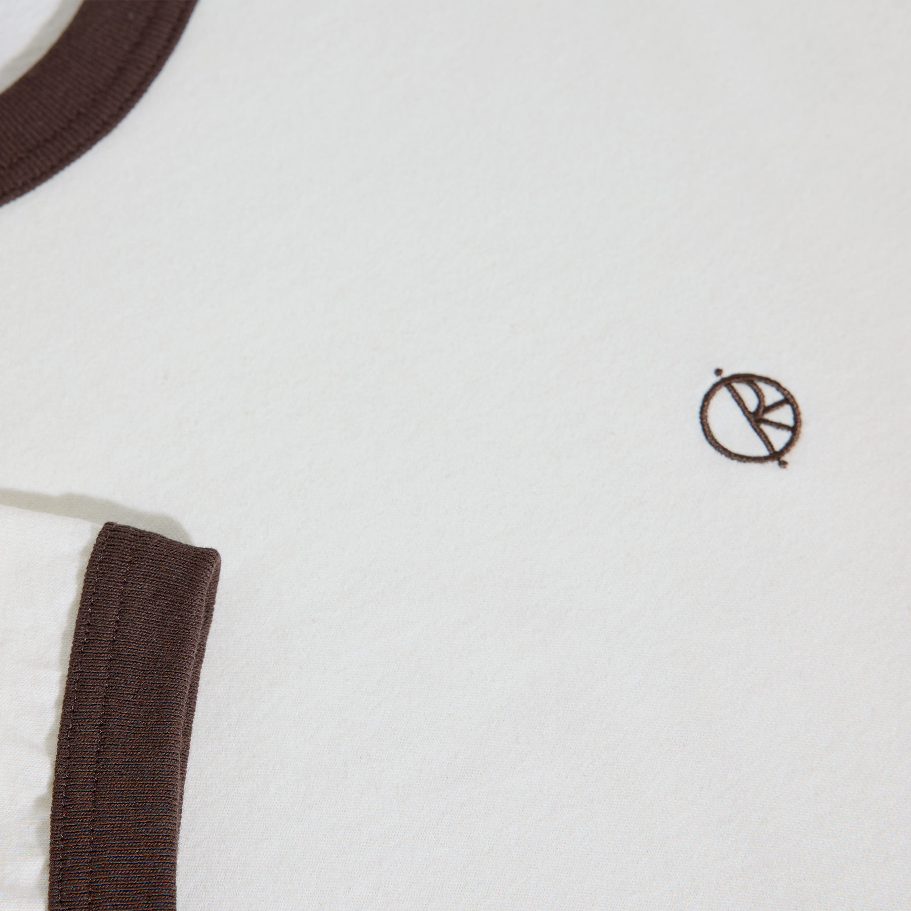 Polar Ringer Tee Ivory/Chocolate