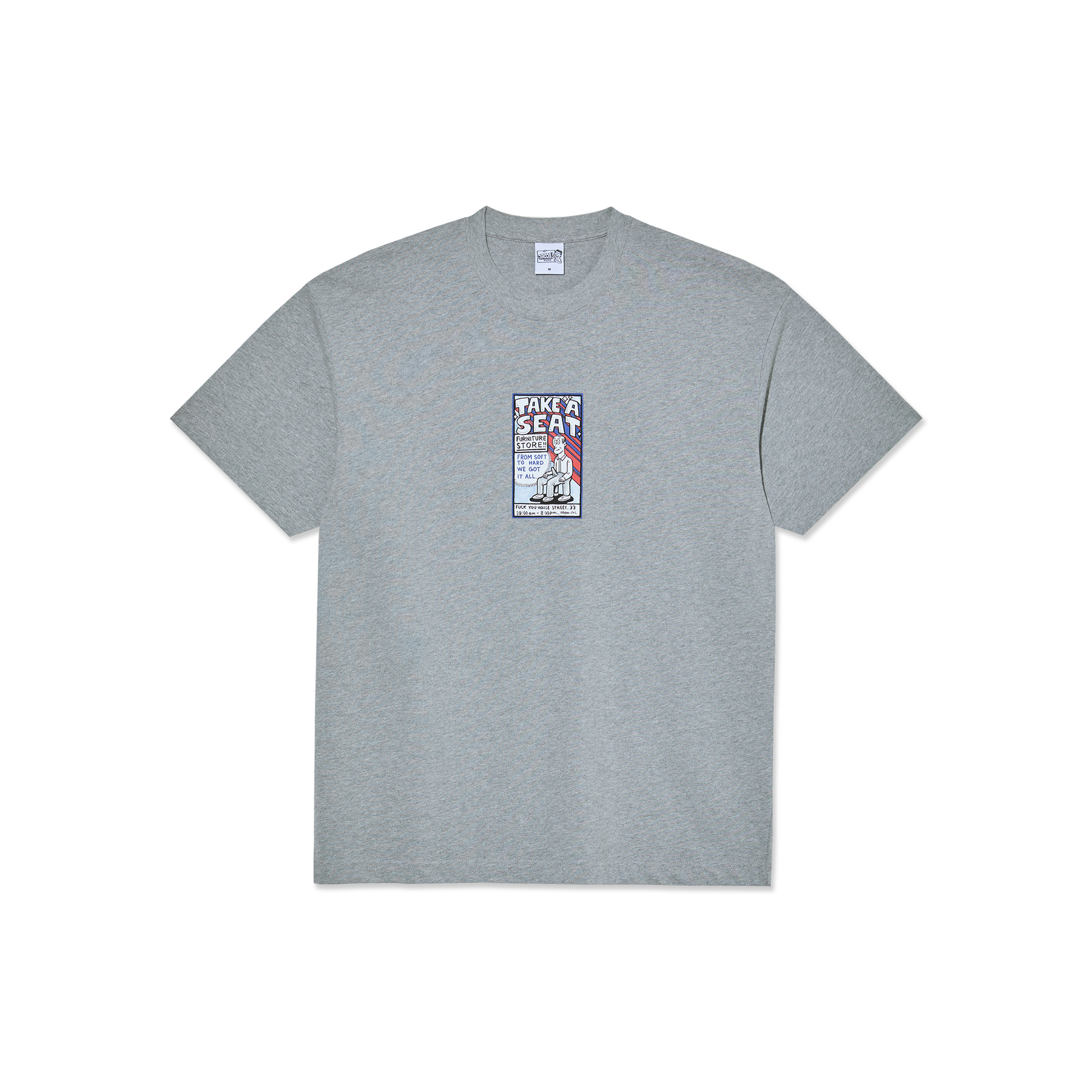 Polar Take A Seat Tee Heather Grey