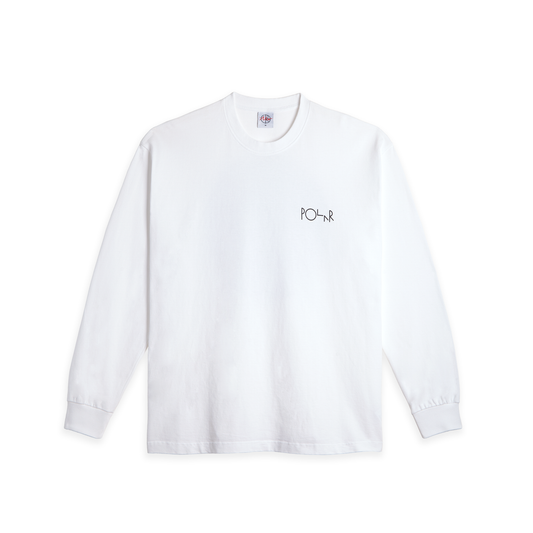 Polar Fill Logo LS Tee Klez Crossing White