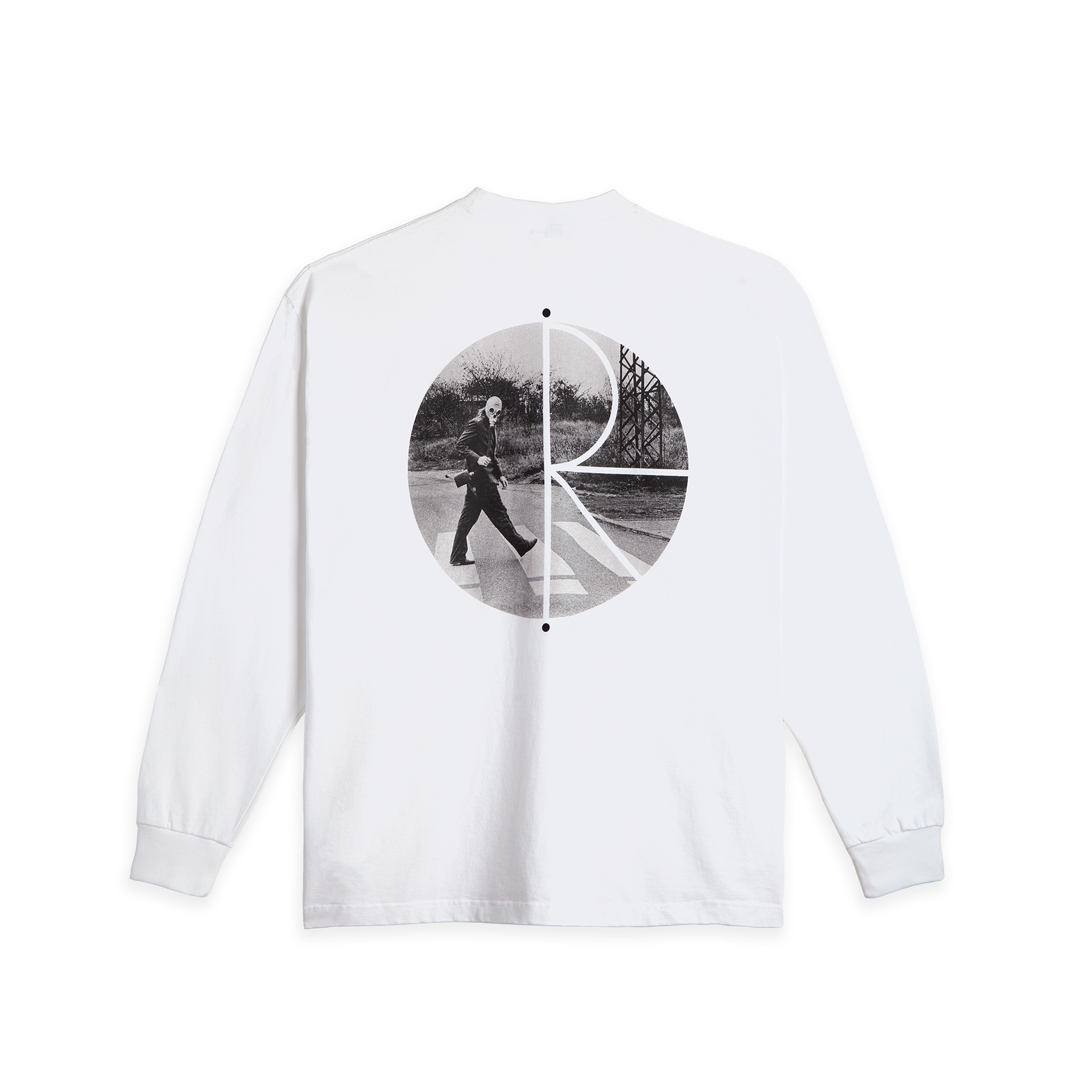 Polar Fill Logo LS Tee Klez Crossing White
