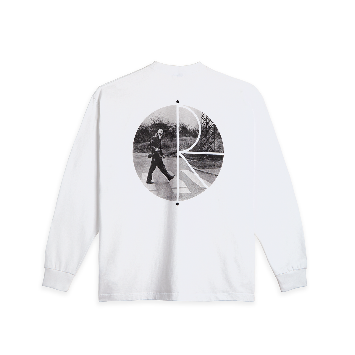Polar Fill Logo LS Tee Klez Crossing White
