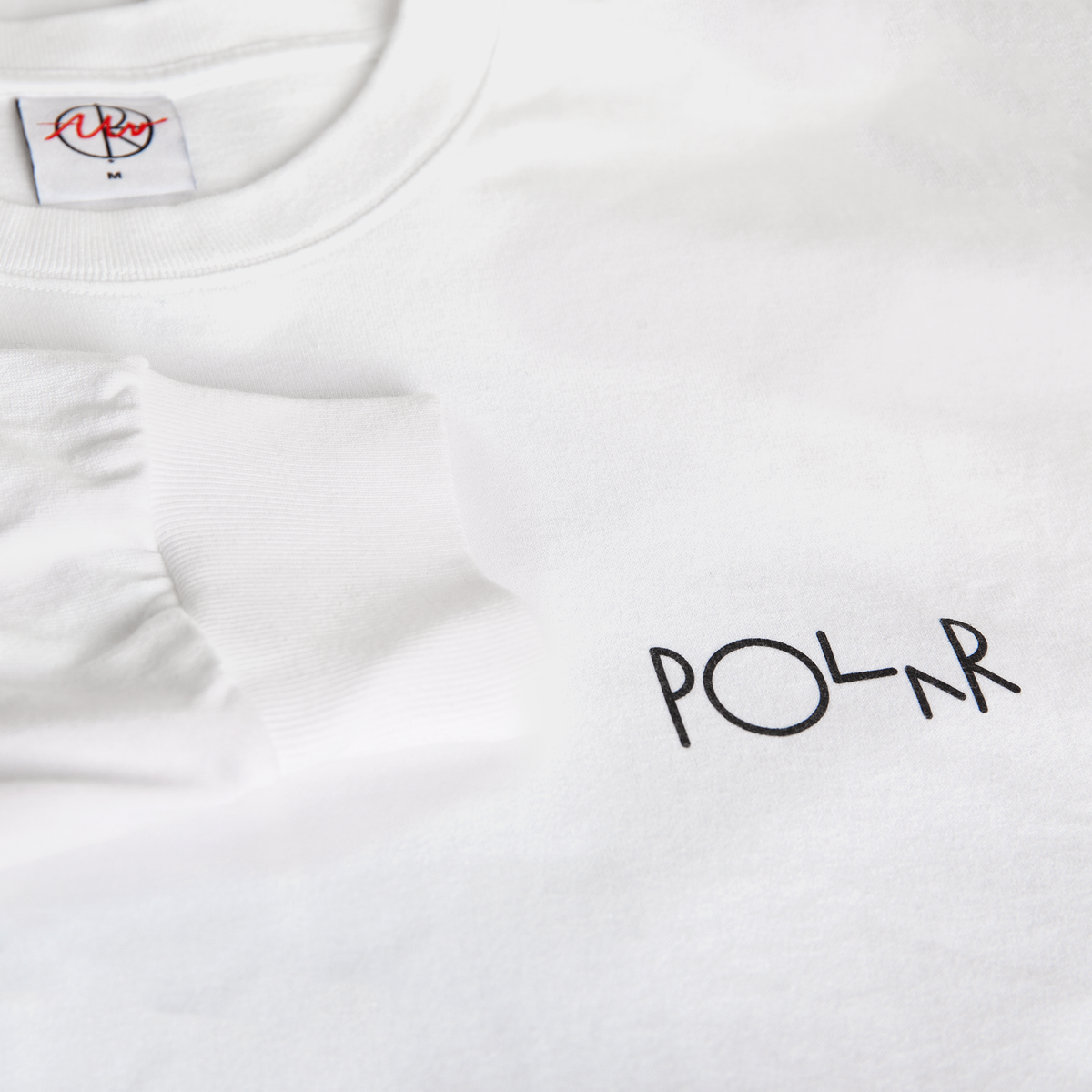 Polar Fill Logo LS Tee Klez Crossing White