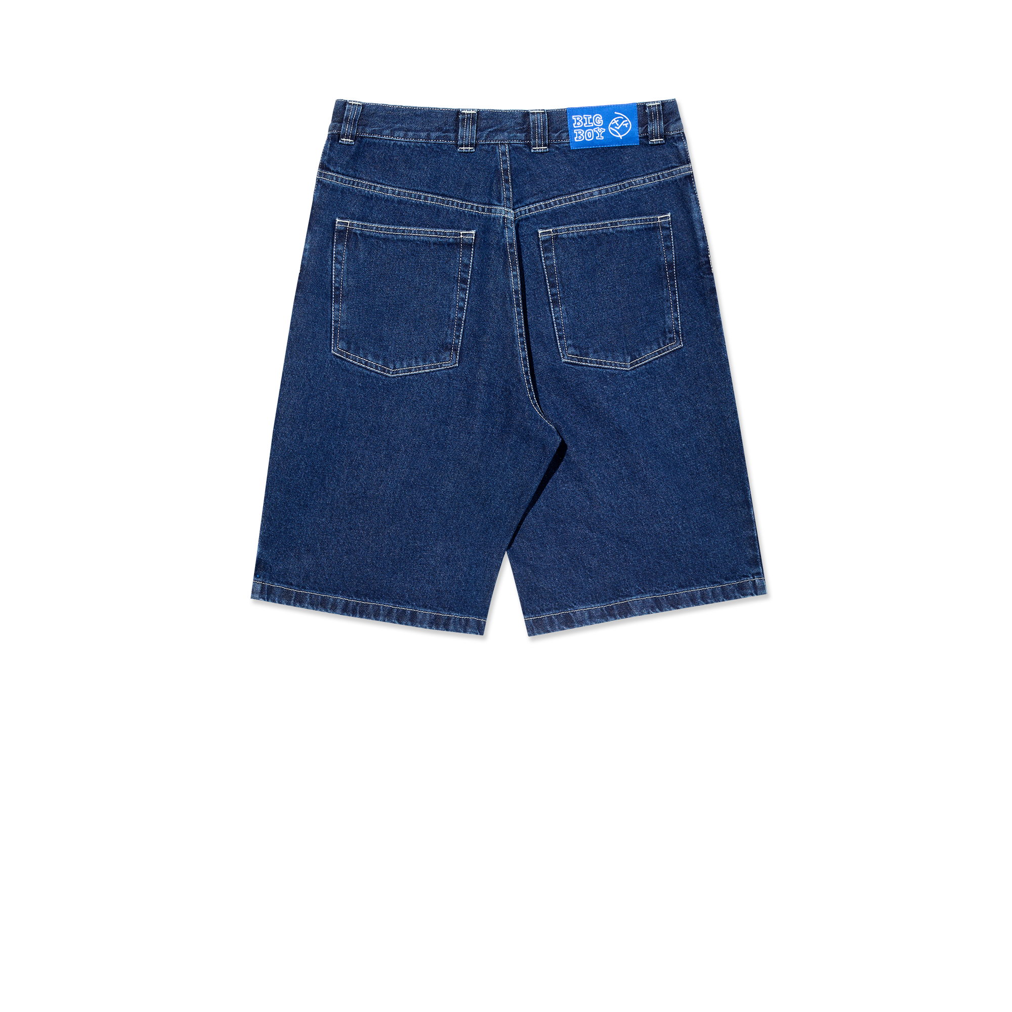 Polar Big Boy Shorts Dark Blue White Stitching