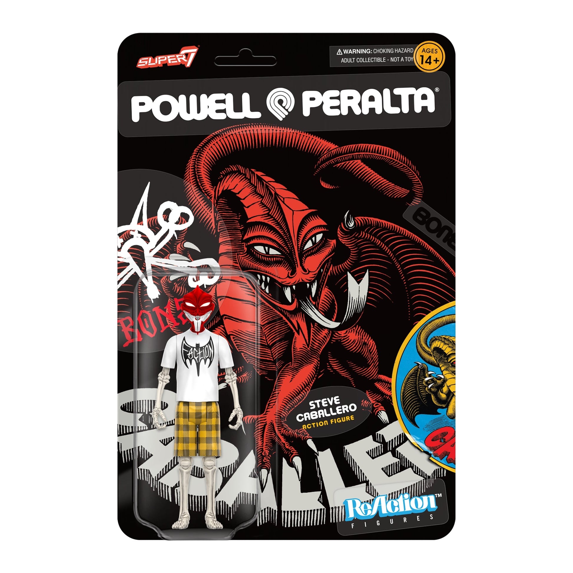 Bones Brigade Series 14 ReAction Figure Steve Caballero