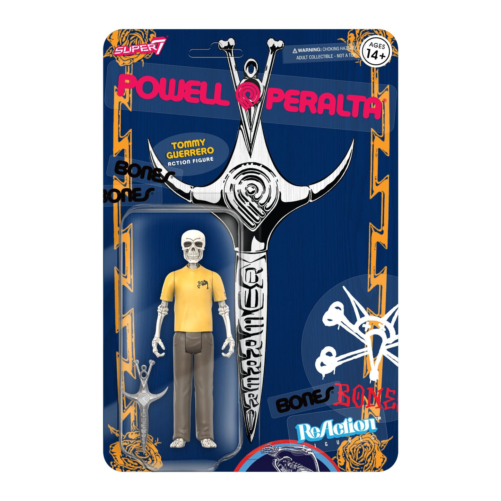 Powell Peralta ReAction Figure Tommy Guerrero (V8 Dagger/Sacto '86)