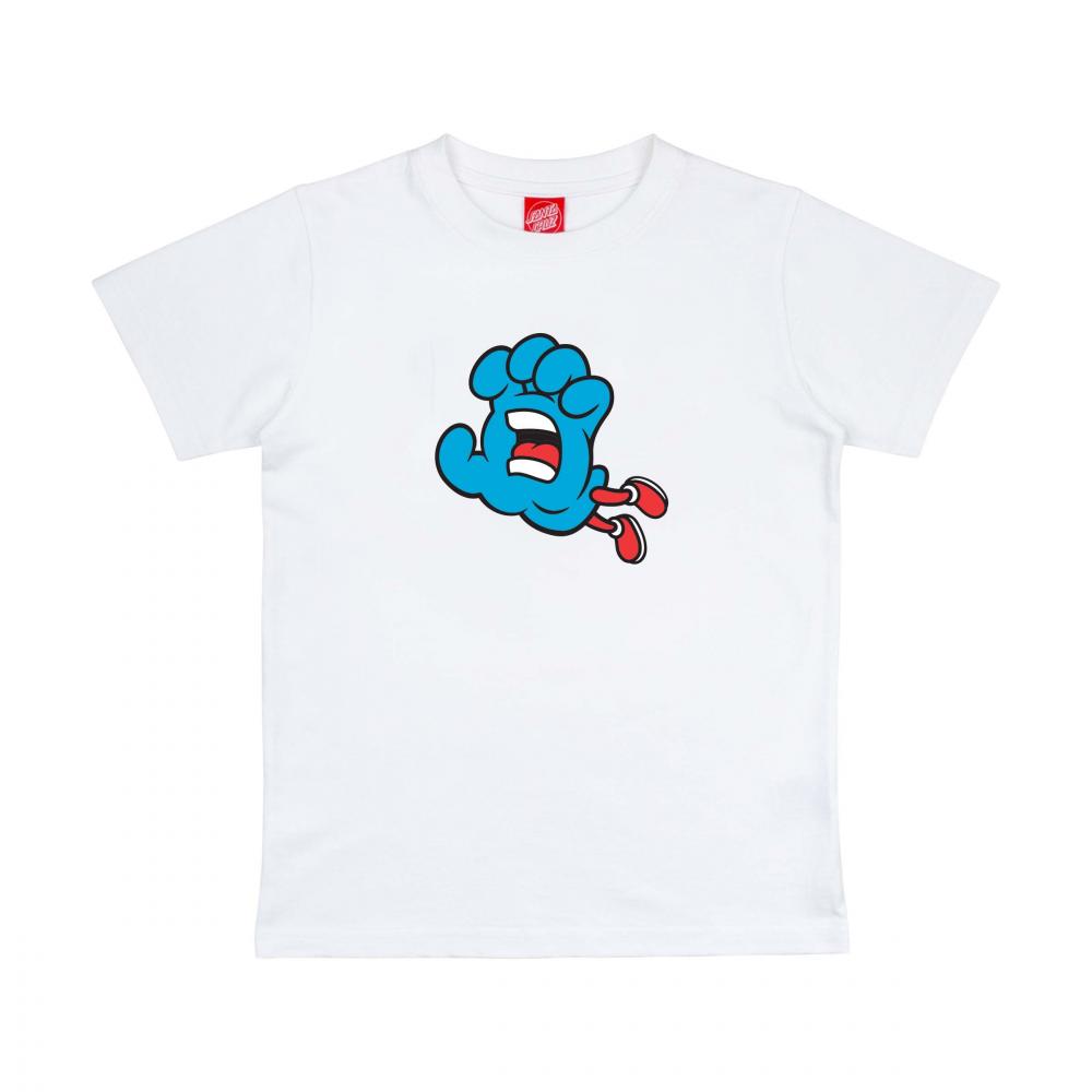 Santa Cruz Youth Hand Dude Tee White