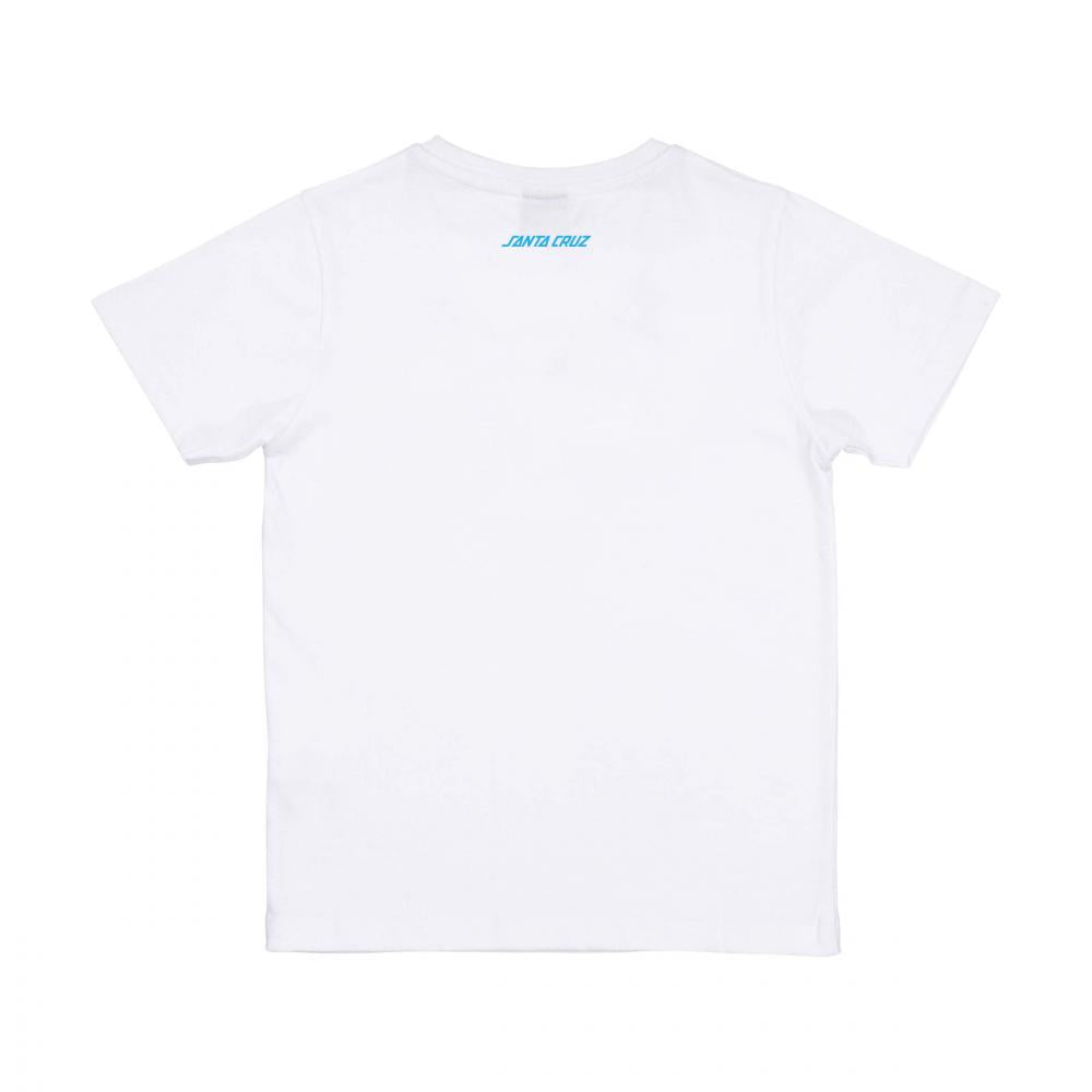 Santa Cruz Youth Hand Dude Tee White