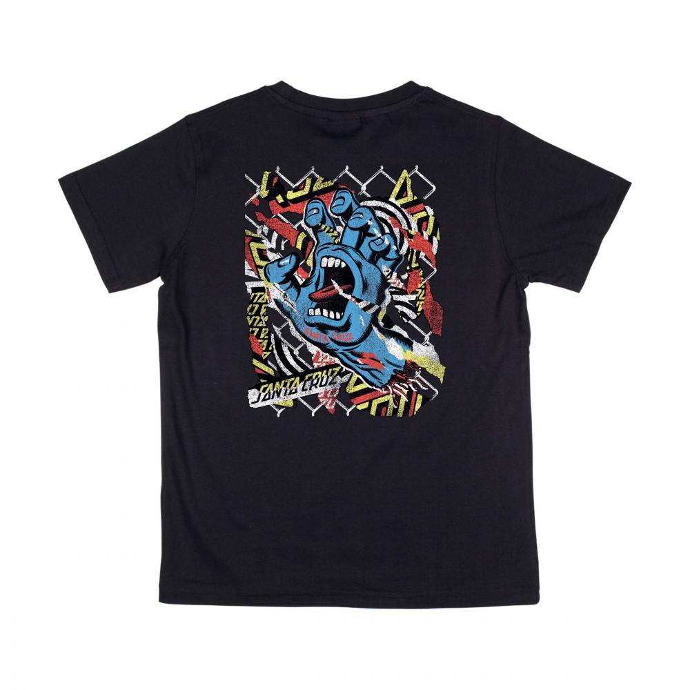 Santa Cruz Youth Damaged Hand Tee Black