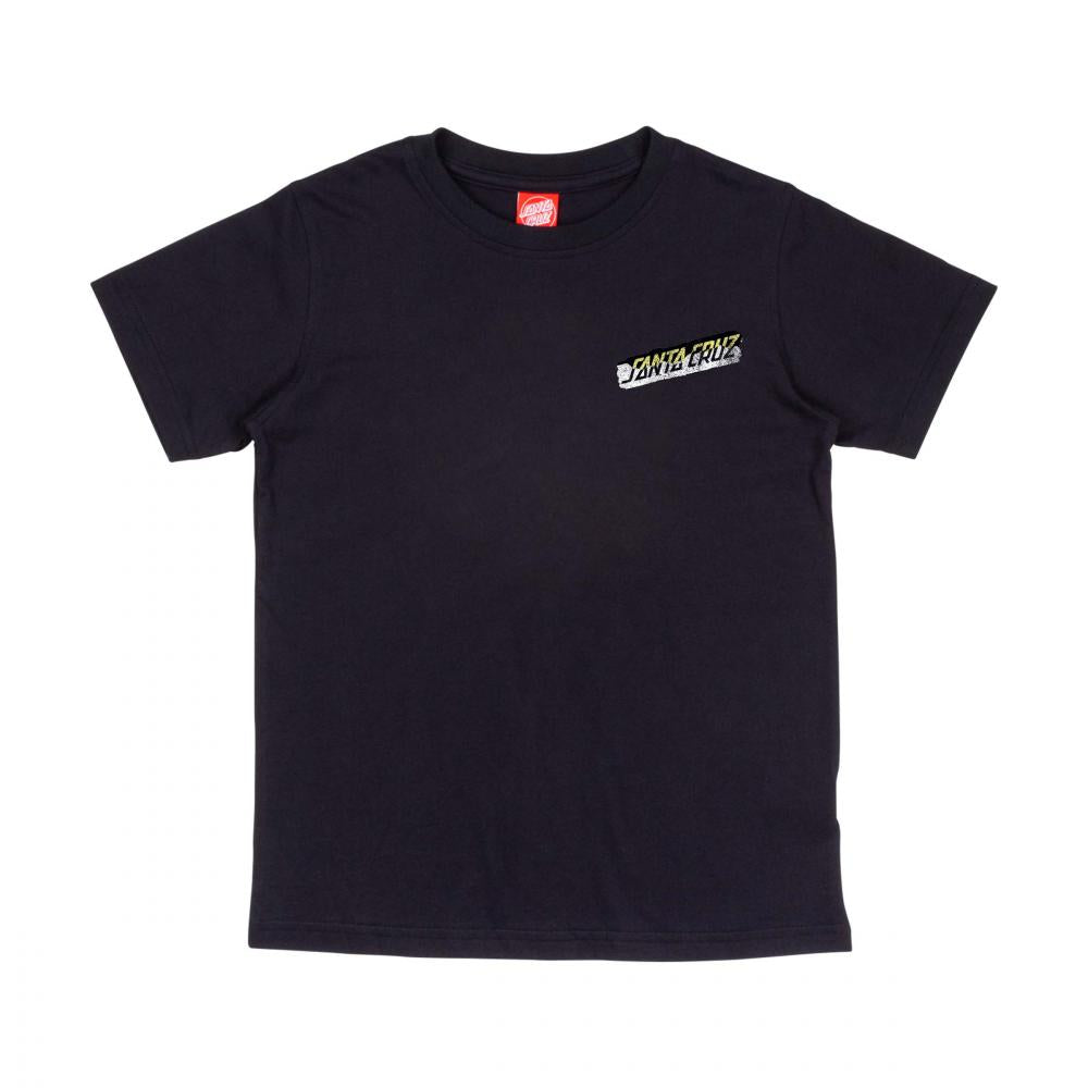 Santa Cruz Youth Damaged Hand Tee Black