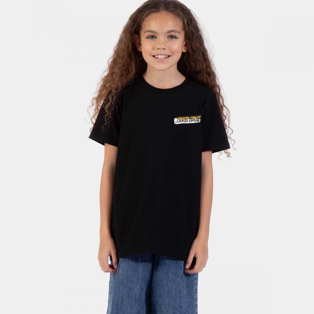 Santa Cruz Youth Damaged Hand Tee Black
