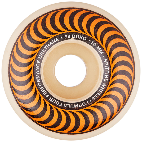 Spitfire Wheels F4 99a Classic Orange 53mm