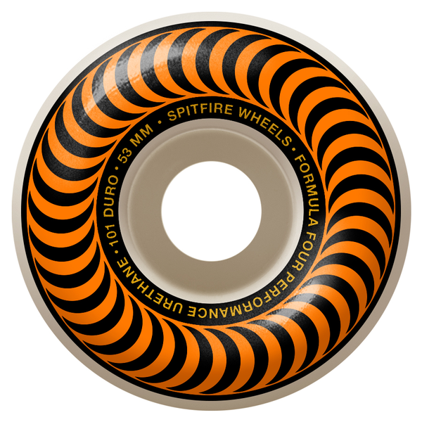Spitfire Wheels F4 101 Classic Orange 53mm