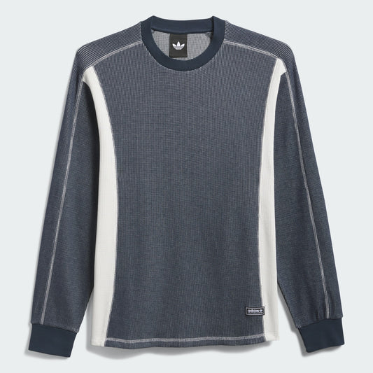 Adidas FSBS Waffle Longsleeve Aurora Ink / Orbit Grey