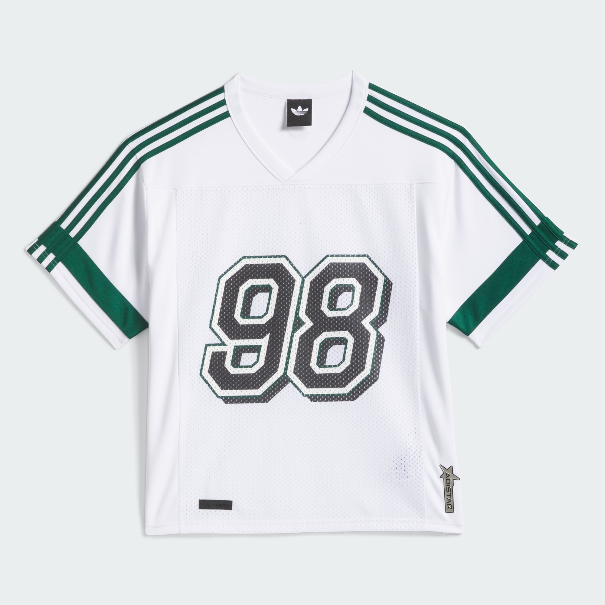Adidas Tyshawn Jersey White /Ice Gold Met / Collegiate Green
