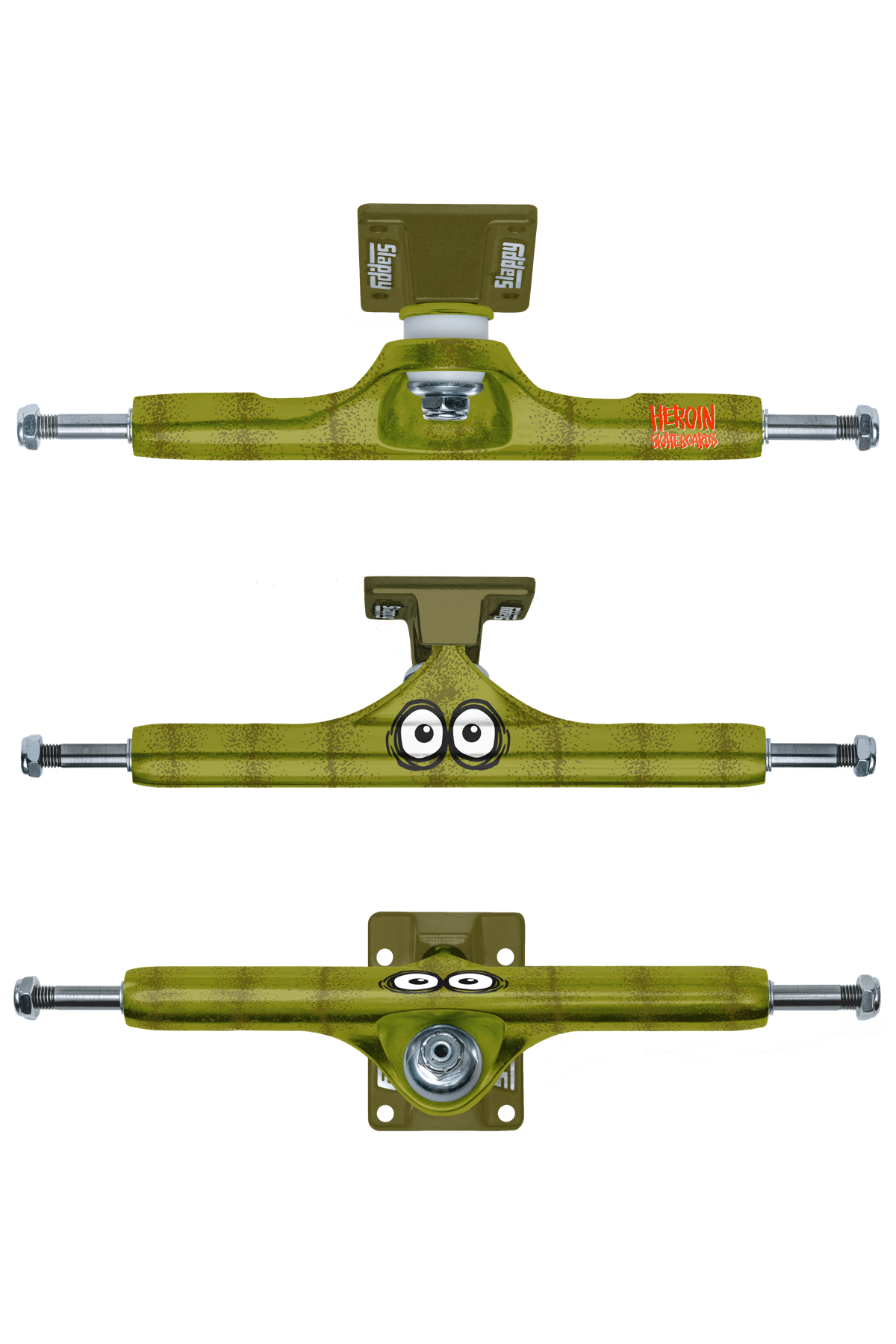 SLAPPY TRUCK ST1 HOLLOW 10.5 PICKLE GREEN