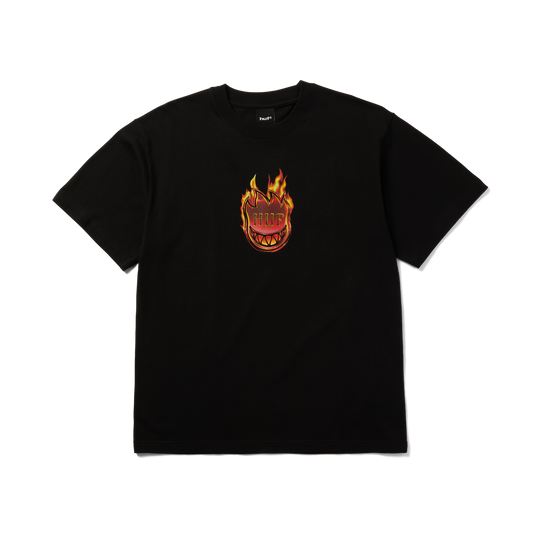Huf X Spitfire Flame Galaxies Tee Black