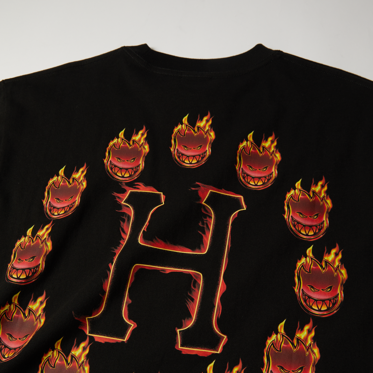Huf X Spitfire Flame Galaxies Tee Black