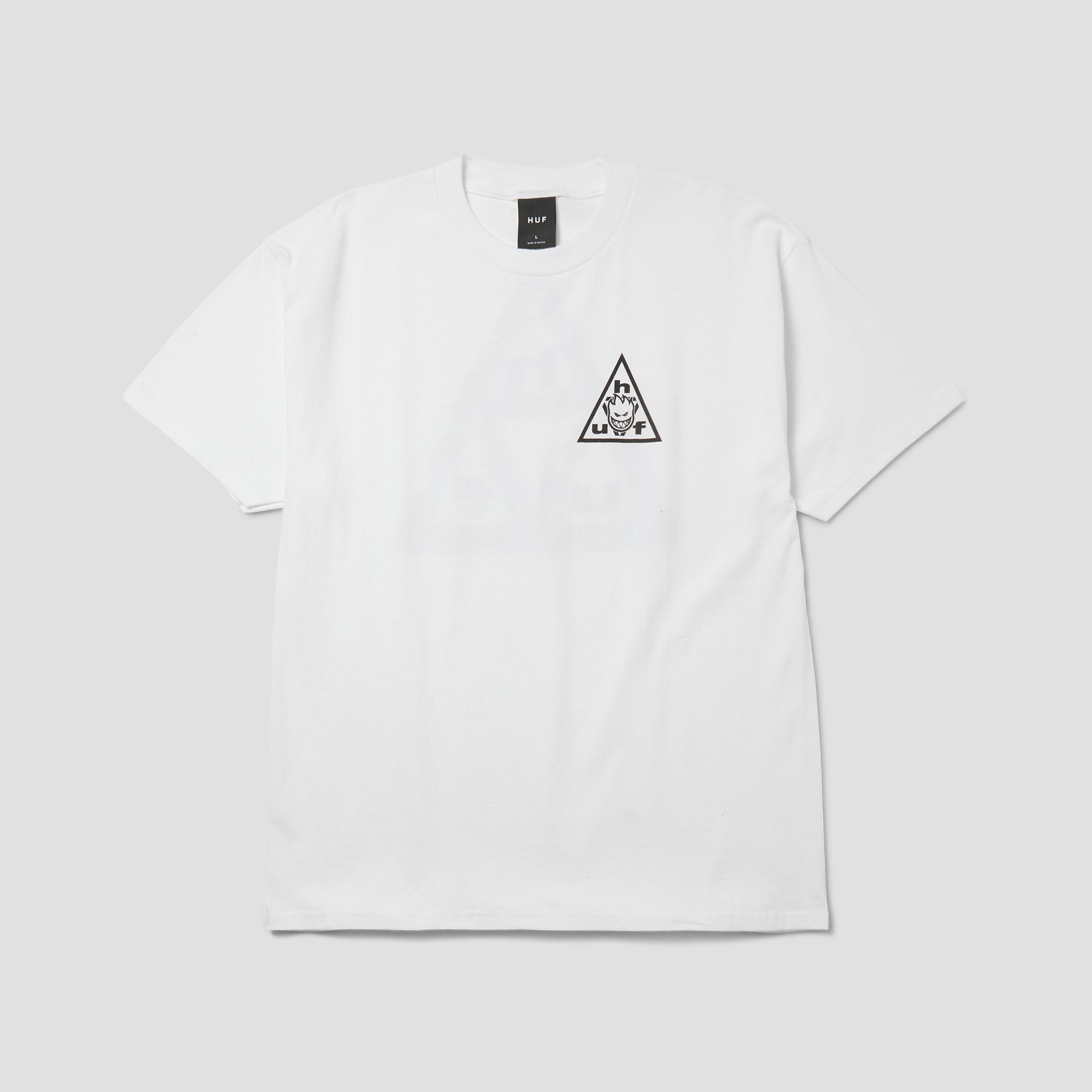 Huf X Spitfire Sticker TT Tee White