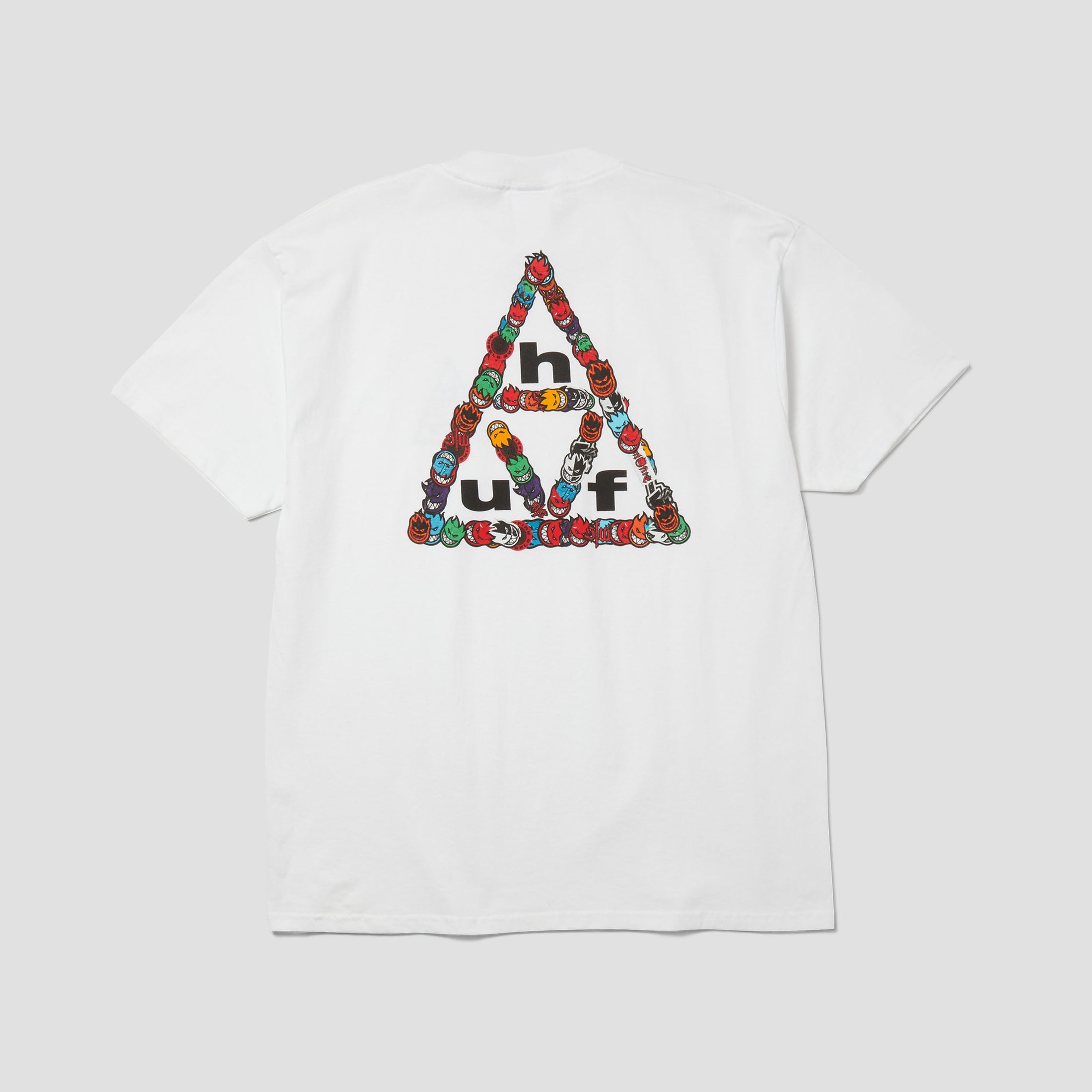 Huf X Spitfire Sticker TT Tee White