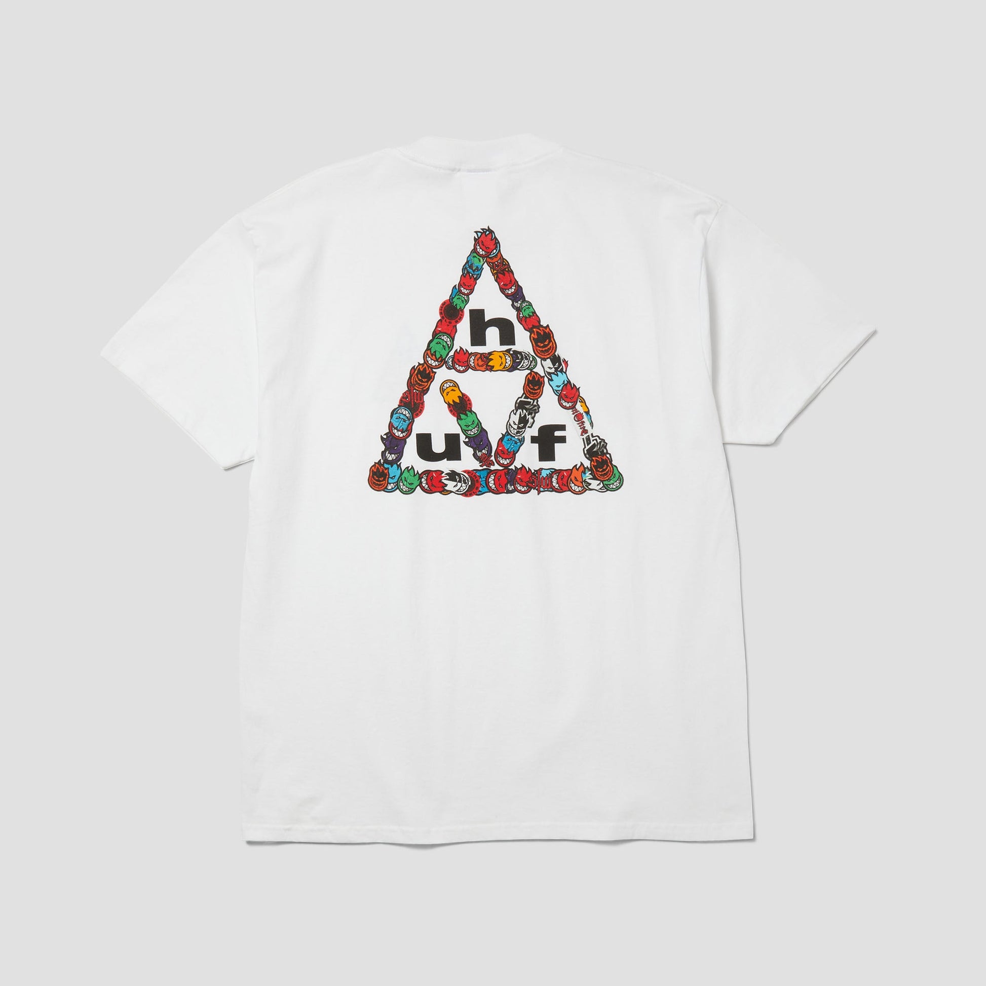 Huf X Spitfire Sticker TT Tee White