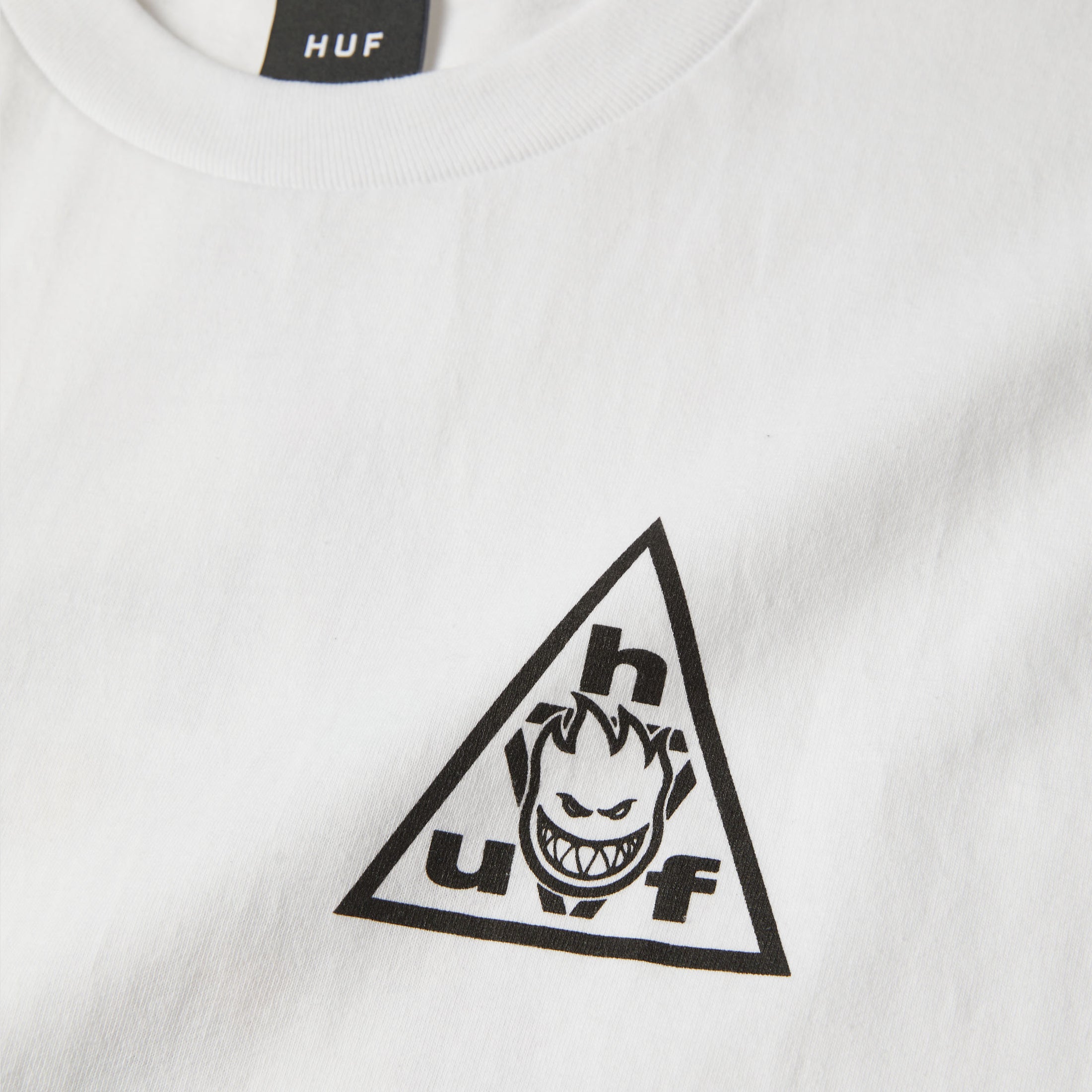 Huf X Spitfire Sticker TT Tee White