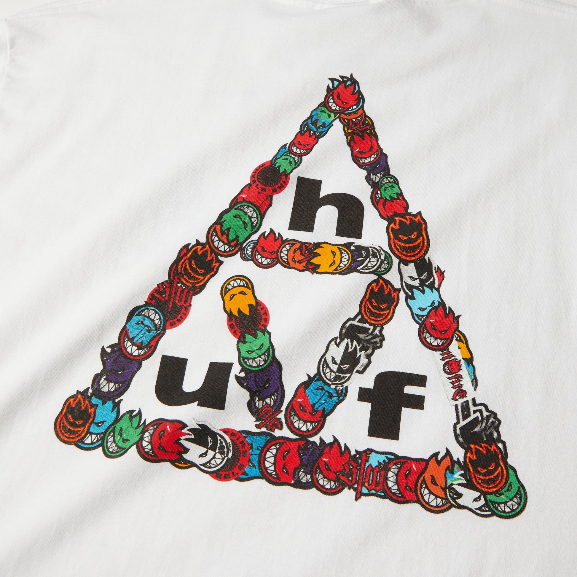 Huf X Spitfire Sticker TT Tee White