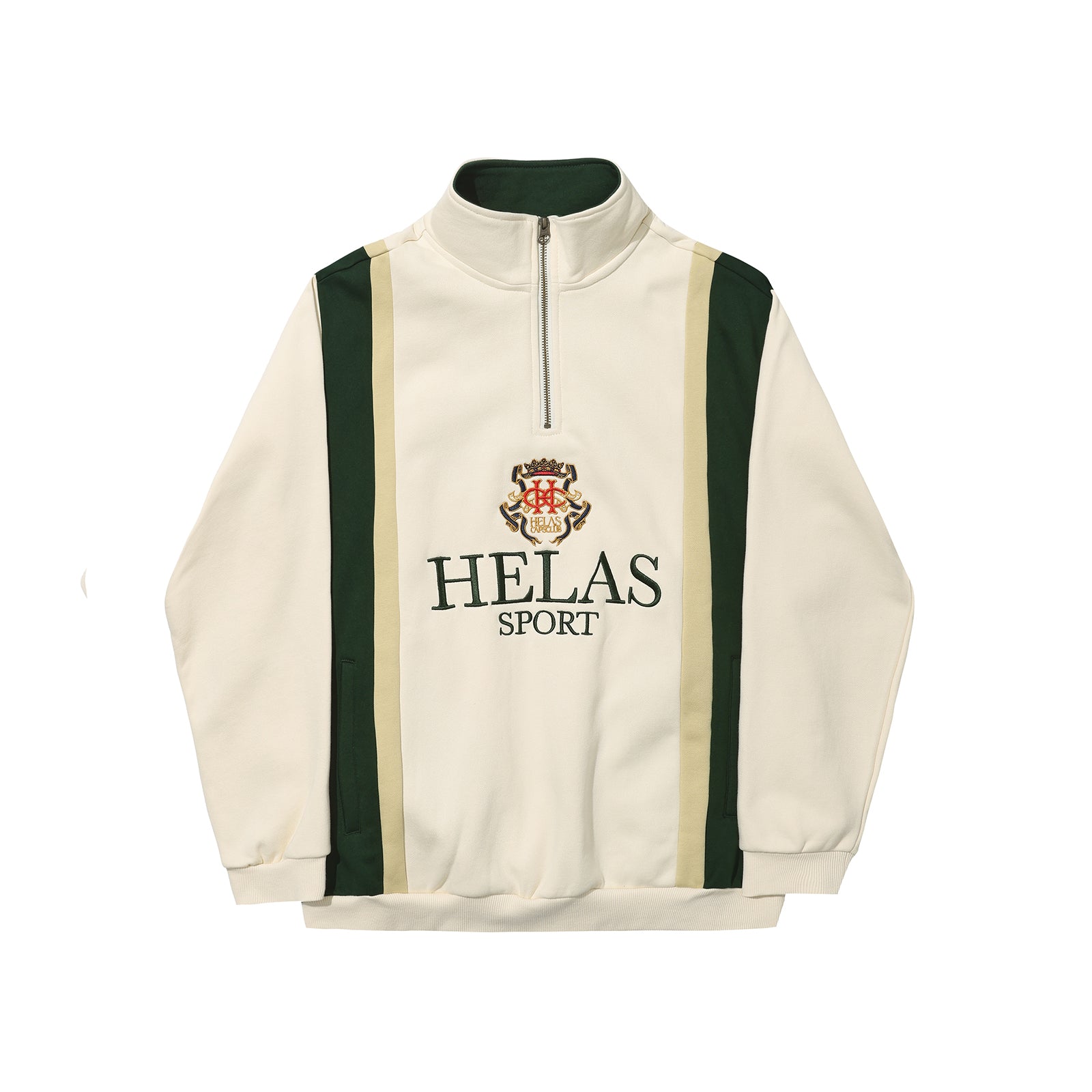 Helas Couronne Quarter Zip Light Beige