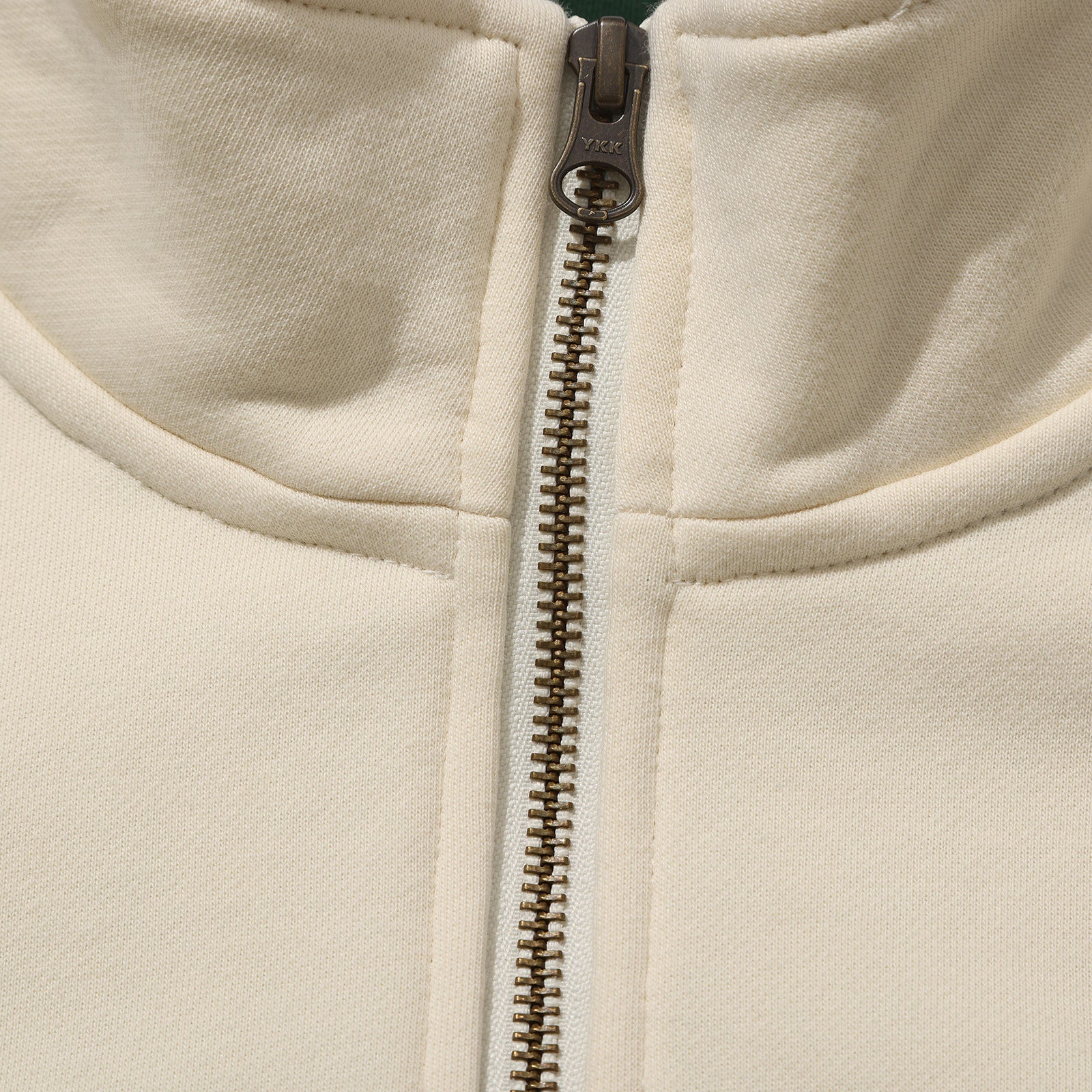 Helas Couronne Quarter Zip Light Beige