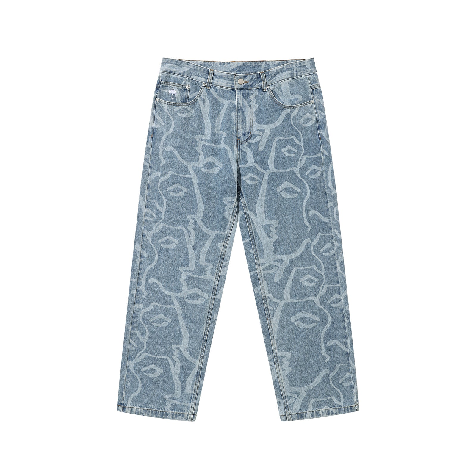 Helas Dieux Grecs Jeans Pants Light blue