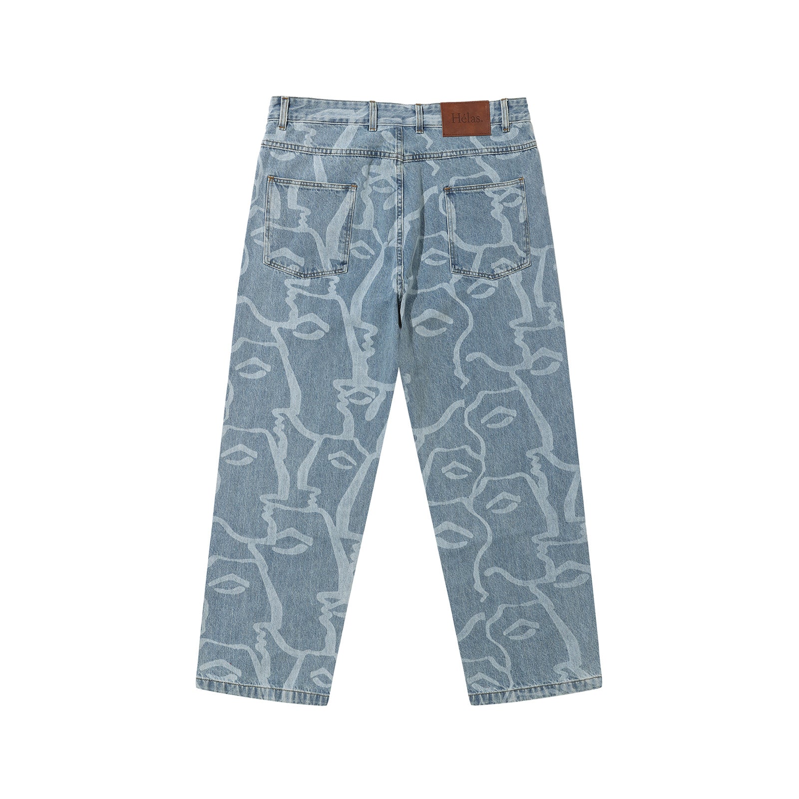 Helas Dieux Grecs Jeans Pants Light blue