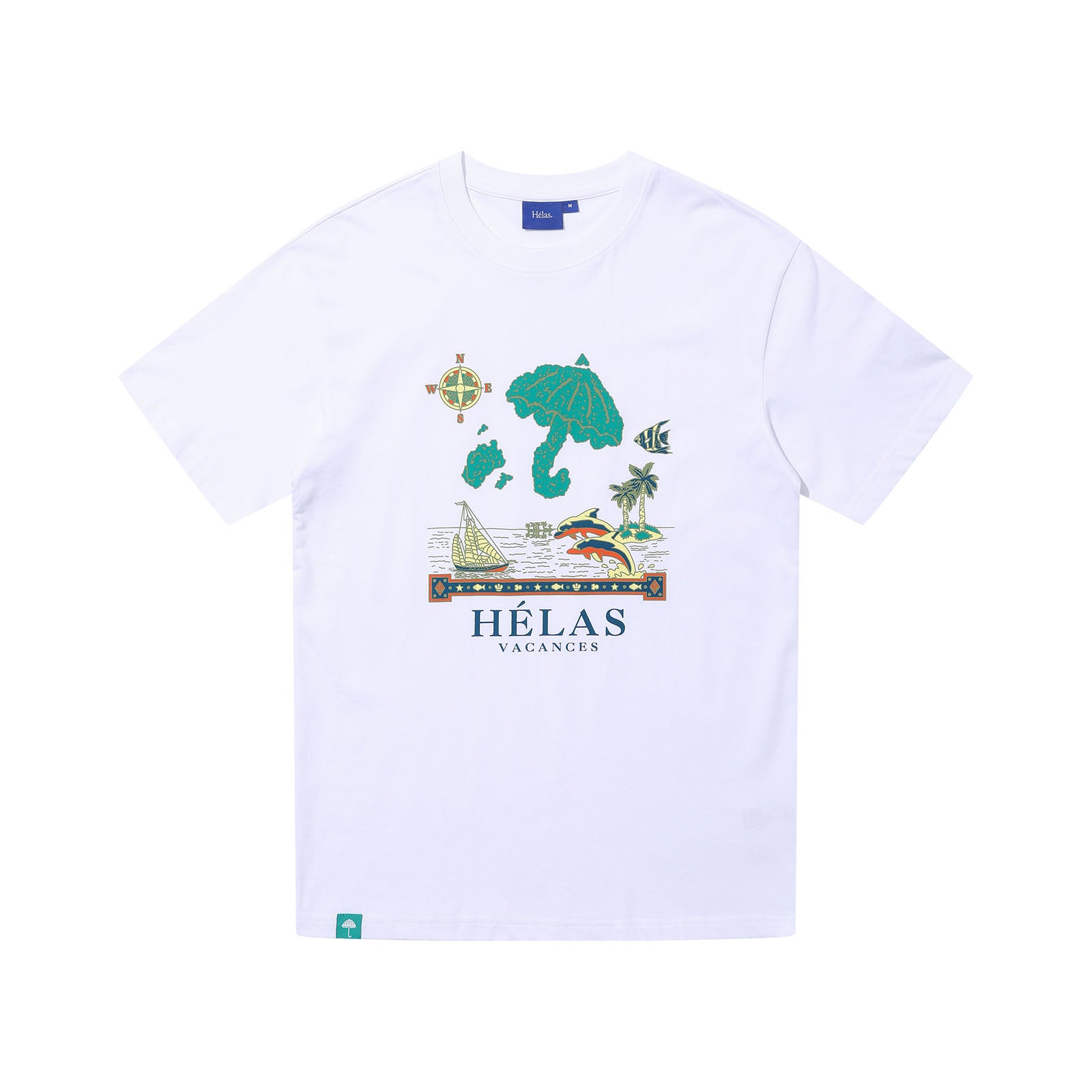 Helas Vacances Tee White