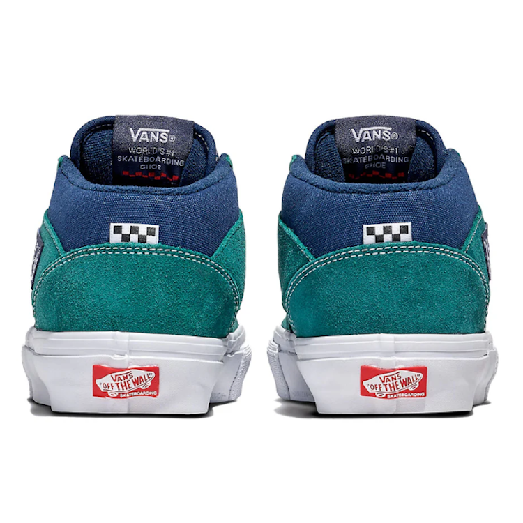 Vans Skate Half Cab Tartan Schoen (blue green)