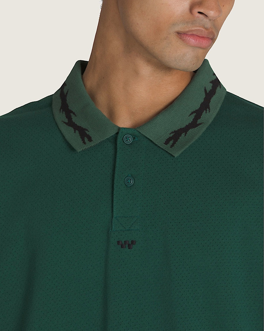 Vans Skate Mesh Polo Rain Forest