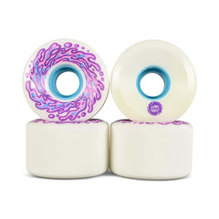 Mini Slime Balls Wheels - white purple 60mm 78a
